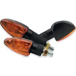 HSM Blinkry na motorku žárovkové Arrow 21W, M8, oranžové sklo, dlouhé