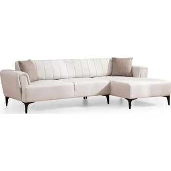 Sedací souprava Rohová sedací souprava Hamlet 270 cm ecru pravá