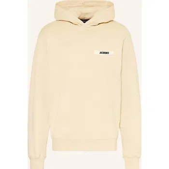 Pánská mikina Jacquemus Pánská Mikina Le Hoodie Gros Grain, béžová, XXL
