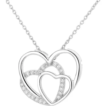 Přívěsek Majya Stříbrný přívěsek s řetízkem FULL OF LOVE Ag/; ≤3,44 g 11063