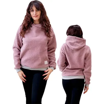 Dámská mikina ESITO | Dámská mikina Niki Cyclamen pink - růžová / XS