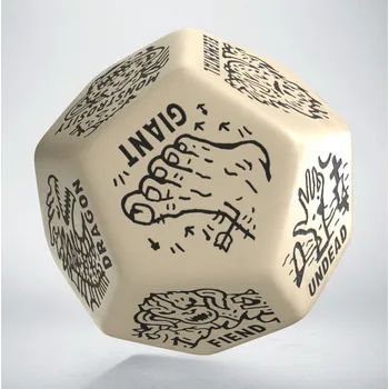 Desková hra Q Workshop Monster Generator Die: Beige&Black