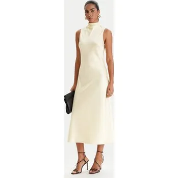 Dámské šaty Patrizia Pepe Koktejlové šaty 8A1627/A269-Y478 Žlutá Regular Fit 40