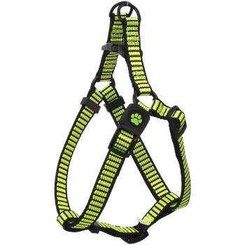 Postroj Active Dog Premium L limetka 2,5x65-99cm