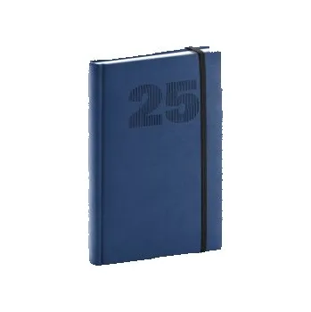 Kalendář Denní diář Vivella Top 2025, modrý