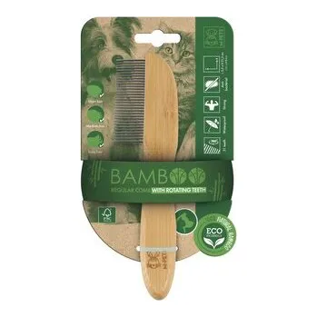 Kartáč pro zvířata M-Pets Bamboo hřeben 31 zubů