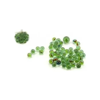 Desková hra Kuličky cvrnkací skleněné cca 50ks 1,5cm v síťce