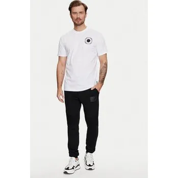 Pánské tričko Plein Sport T-Shirt FADC MTK7542 STE003N Bílá Slim Fit 5XL