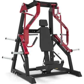 Posilovací stroj IMPULSE; ECP201 CHEST PRESS tlaky prsa Red
