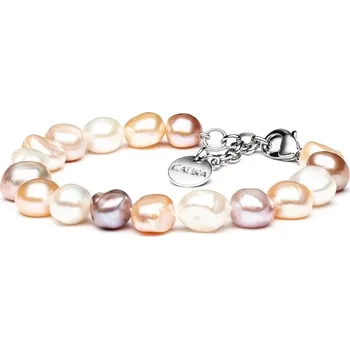 Náramek Gaura Pearls Perlový náramek Pabla - barokní sladkovodní perla BRM211-B Barevná/více barev 20 cm