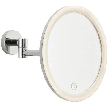 Tesa VISIOON kosmetické zrcátko 180 mm, zvětšovací, s osvětlením, chrom