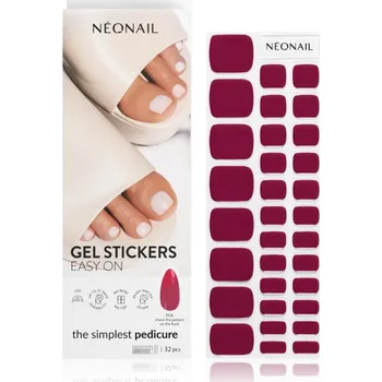 Lak na nehty NEONAIL Easy On Gel Stickers nálepky na nehty s použitím UV/LED lampy odstín P06 32 ks