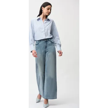 Dámské kalhoty Joseph Ribkoff široké džíny GOLDIE 251968S6/47 Modrá 36