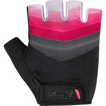 Cyklistické rukavice Etape dámské rukavice LIANA bílá/růžová vel. L