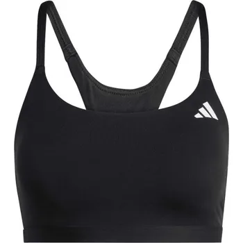 Dámské oblečení Dámská sportovní podprsenka adidas OPTIME ESSENTIALS WORKOUT LIGHT SUPPORT S Černá, Bílá