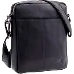 Pánská kožená taška přes rameno Sendi Design T-701 černá
