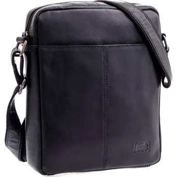 Pánská kožená taška přes rameno Sendi Design T-701 černá