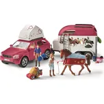Schleich 42535 Dobrodružné auto s přívěsem a koněm