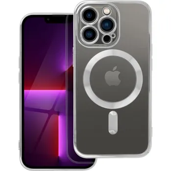 Pouzdro na mobilní telefon Pouzdro ELECTRO MAG COVER kompatibilní s MagSafe pro IPHONE 13 Pro stříbrné