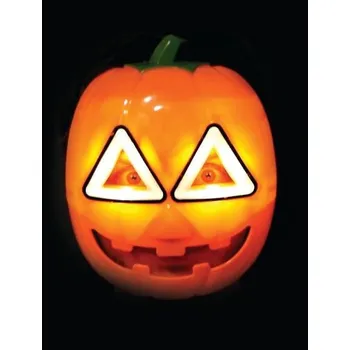 Party dekorace RUBIE'S Oficiální doplněk ke kostýmu pro dospělé HALLOWEEN – Světelná a zvuková dýňová maska –