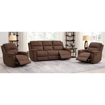 Obývací pokoj DARTMOOR 3+1+1 hnědá