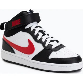 Chlapecké tenisky Dětské tenisky Nike Court Borough Mid 2 white/white/black/university red