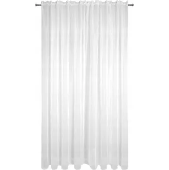 Záclona Hotová záclona na řasící pásce Eurofirany 400X300 LUCY bílá