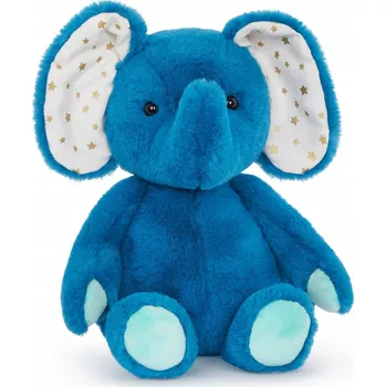 plyšák B SOFTIES Plyšový Slon Modrý Pro Děti Od 0 Měsíců