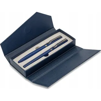 Psací sada tmavě modrá kuličkové pero + propiska