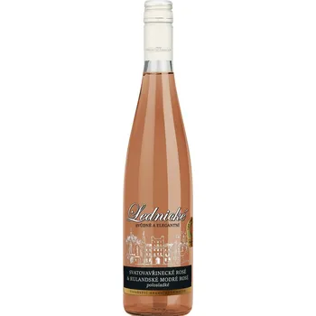 Víno Lednické Cuvée Svatovavřinecké rosé & Rulandské modré rosé