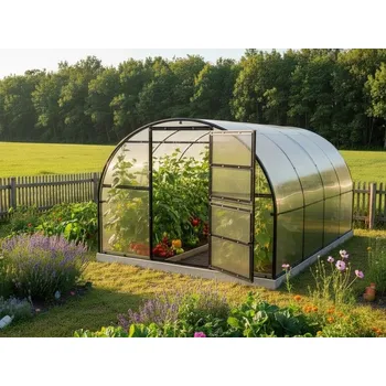 Skleník Polykarbonátový skleník – KYKLOP2, PC 6 mm, 3×8 m LG4383