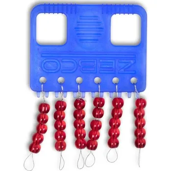 30ks - Skleněné Korálky Zebco Glass Beads Red