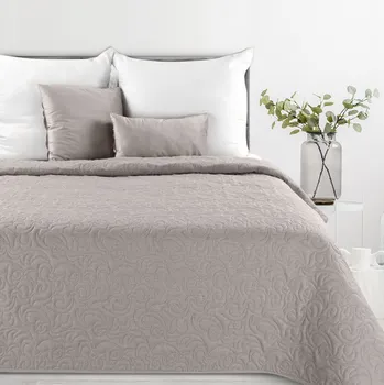 Přehoz na lůžko Přehoz na postel PENSA šedá 220x240 cm Mybesthome
