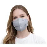 Sada 5ks ŠEDÝ Respirátor BreaSAFE® COMMUNITY MASK FFP2 Velikost: M