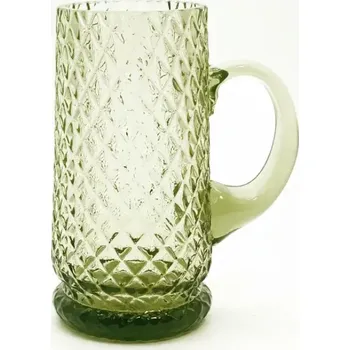 Půllitr 0,5l - Káro - lesní zelená | 124681