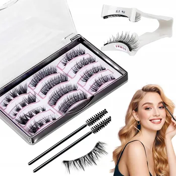 Umělé řasy MAGNETICKÉ ŘASY 3X DLOUHÉ + KLEŠTIČKY NA ŘASY