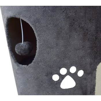 Škrabadlo/Roura/Věž pro kočky 100 cm Šedé