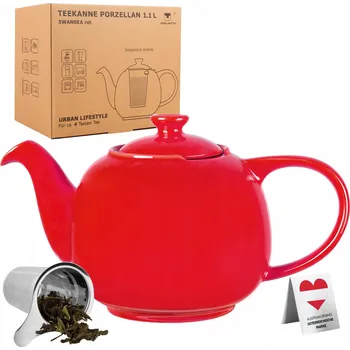 Konvice na čaj Konvice na čaj Urban Lifestyle porcelánová 1,1 l
