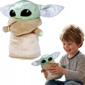 plyšák Grogu BABY YODA plyšák pro děti STAR WARS DISNEY 25 cm DÁREK