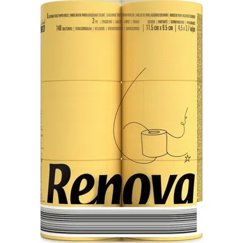 Toaletní papír Vlhčený toaletní papír Renova 6 ks