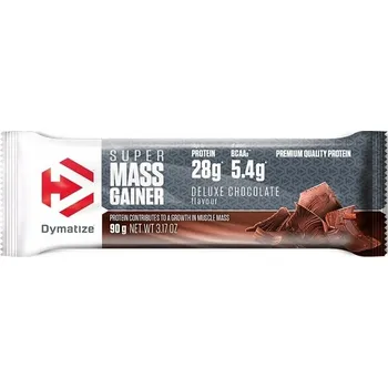 Tyčinky DYMATIZE SUPER MASS GAINER BAR PROTEINOVÁ TYČINKA PREMIUM 90G čokoládová příchuť 90 g 1 ks