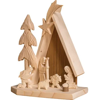 Betlém Drewmax Dřevěný vánoční betlém velký GD510 pacyg