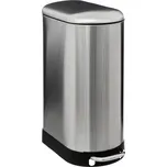 Úzký odpadkový koš Ariane, nerezová ocel, s pedálem, 30 l 242292202
