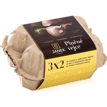 Čokoláda JANKOVA plněná vejce - six-pack