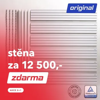 Dílenský regál REPONIO REPONIO 2+1 ZDARMA Wall Kit 200 Original bílý SNOW HAREOWALLKITGREY