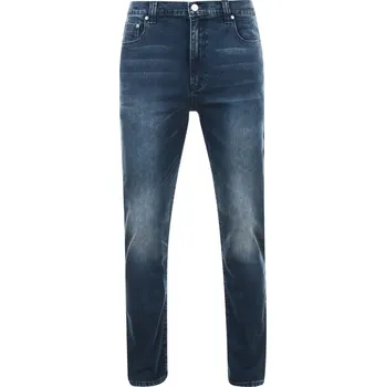 Pánské velké džínové kalhoty Kam Aron tmavě modrá (48R)