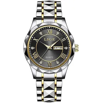 Hodinky LIGE Coeur černé