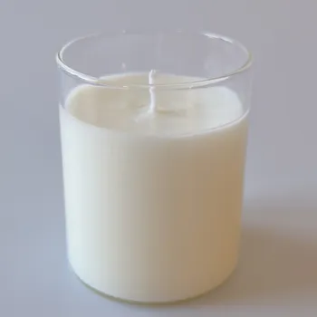 Svíčka Evička Candles Vanilka sójová svíčka ve skle 160g - ručně vyráběná Barva: Bílá