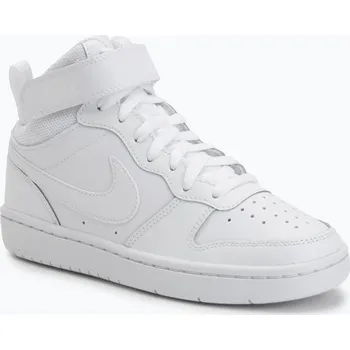 Chlapecké tenisky Dětské boty Nike Court Borough Mid 2 white/white/white