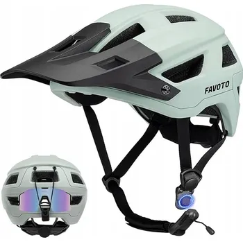 Cyklistická přilba Cyklistická helma s kšiltem pro dospělé L 57-61 cm, ochranná a odvětraná